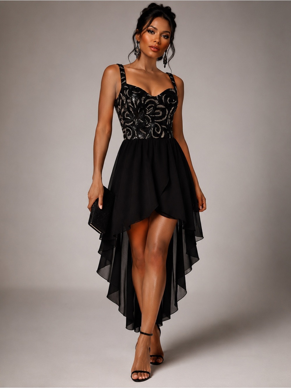 Emerald Sundae Juniors' High-Low homecoming dress size 13